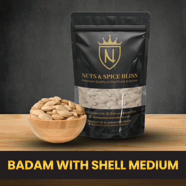 Badam With Shell Medium