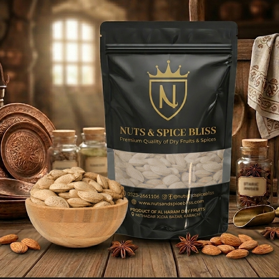 Badam With Shell Medium